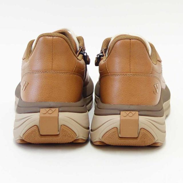 ヨネックス YONEX M128 142 ライトブラウン（メンズ） 撥水 快適ウォーキング パワークッションプラス ハンズフリー 楽々フィット 3.5E 膝 腰 負担軽減 旅行 靴