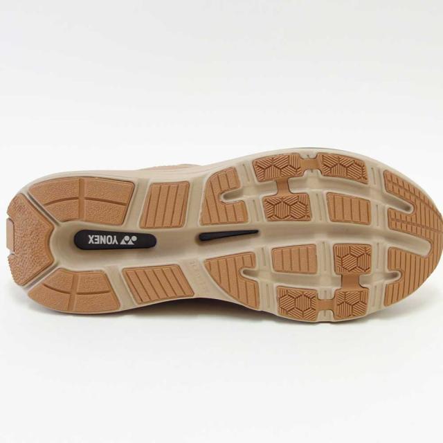 ヨネックス YONEX M128 142 ライトブラウン（メンズ） 撥水 快適ウォーキング パワークッションプラス ハンズフリー 楽々フィット 3.5E 膝 腰 負担軽減 旅行 靴