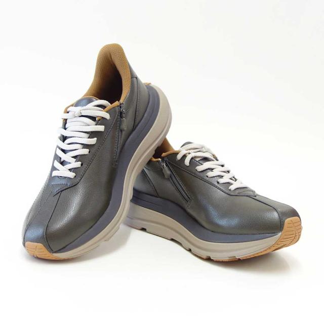 ヨネックス YONEX M128 149 オリーブ（メンズ） 撥水 快適ウォーキング パワークッションプラス ハンズフリー 楽々フィット 3.5E 膝 腰 負担軽減 旅行 靴