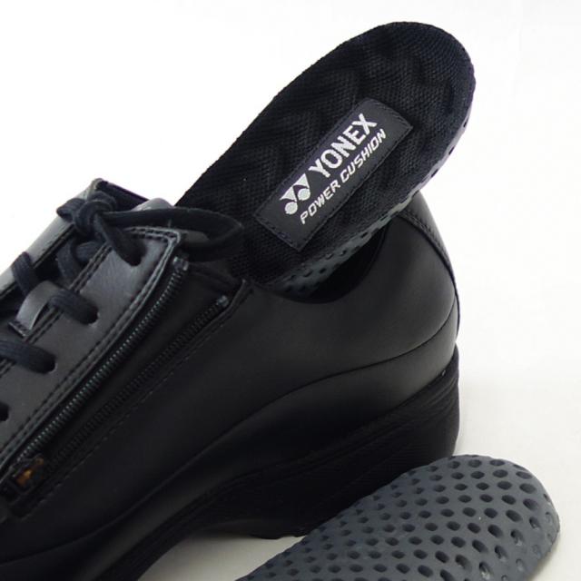 ヨネックス YONEX M21N（メンズ ウォーキング）スニーカー ハイパーライトソール ジップ開閉 超軽量 撥水 ストレッチ素材で足に楽々フィット 3.5E 膝 腰 負担軽減 シニア 旅行