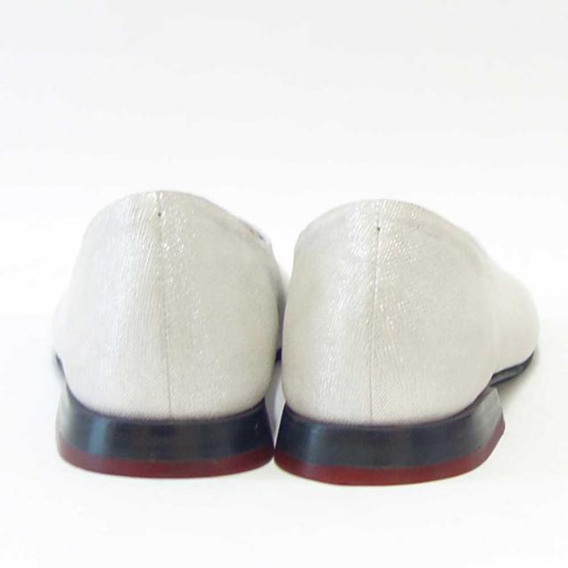 【SALE】 ユーコ イマニシ yuko imanishi +  741101 JIM シルバー 上質レザー スリッポン カッターシューズ  展開サイズ 23cm 23.5cm 24cm 24.5cm「靴」