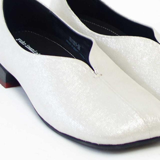 【SALE】 ユーコ イマニシ yuko imanishi +  741101 JIM シルバー 上質レザー スリッポン カッターシューズ  展開サイズ 23cm 23.5cm 24cm 24.5cm「靴」