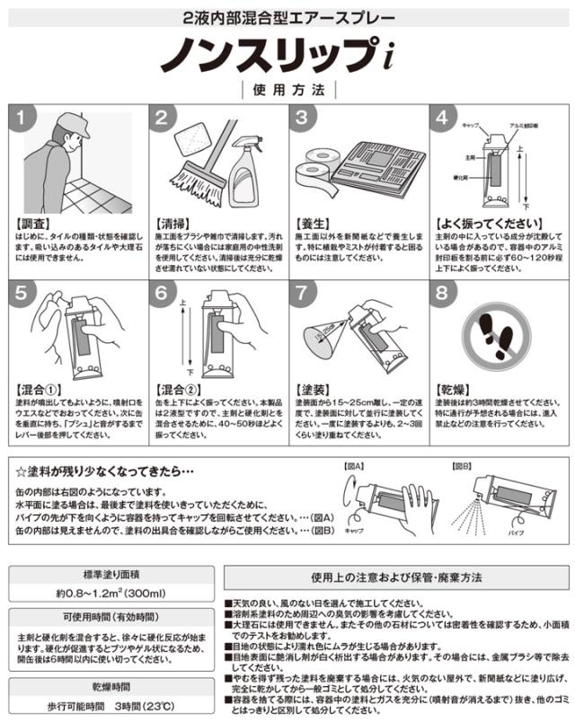 磁器タイル用すべり止めスプレー　ノンスリップｉとは