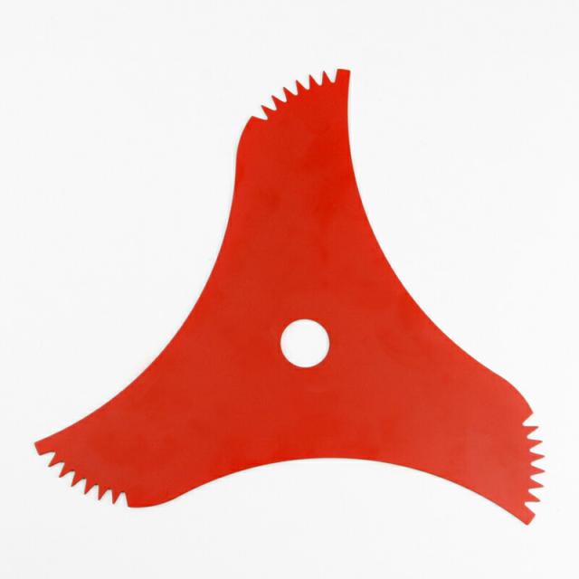 特厚 山林用 刈払刃 3枚刃 赤マット