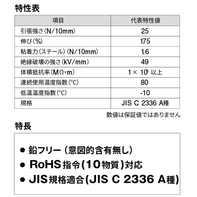 3M Temflex ビニールテープ 180 ブラック バラ売り/1巻 スコッチ#117後継品