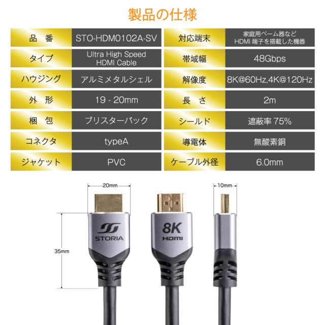 外来ノイズの干渉から信号を保護する3重シールドケーブルを採用