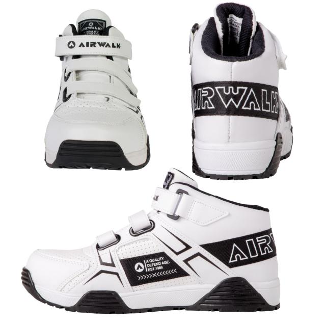 安全靴 ベルトライン AW-970/ブラック AW-980/ホワイト AIRWALK/エアウォーク