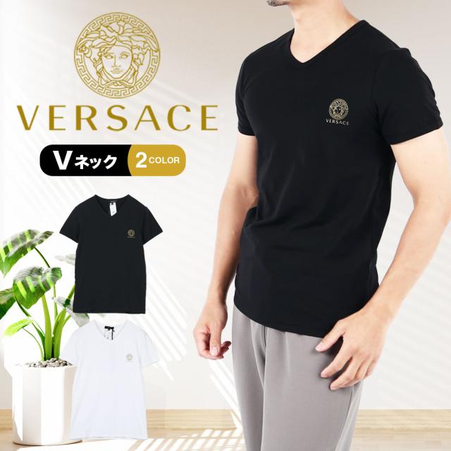 La Medusa メンズ VネックTシャツ
