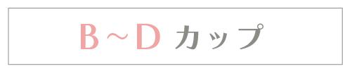 B〜Dカップ