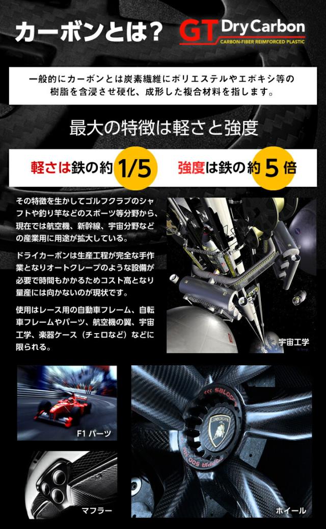 ドライカーボンパーツ