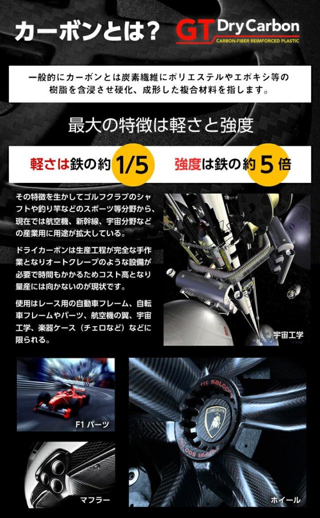 ドライカーボンパーツ