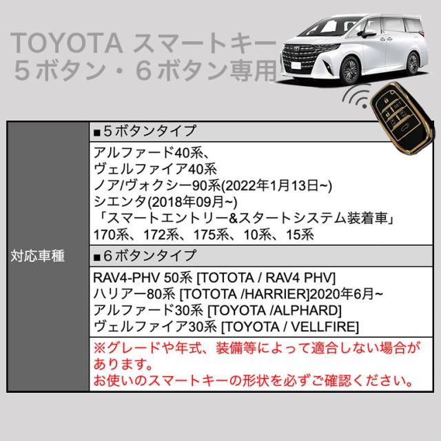 キーカバー アルファード ヴェルファイア 30系 前期 後期