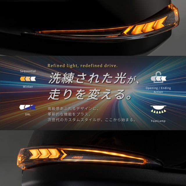 アルファードヴェルファイア30ドアミラーウィンカーレンズ