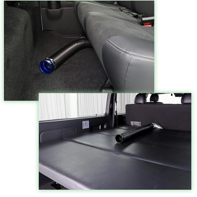 キャラバンNV350リアヒーターダクト