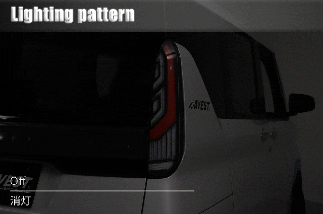 デリカミニフルLEDテールランプ