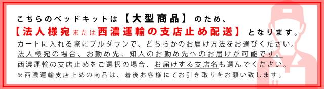 ベッドキット配送について