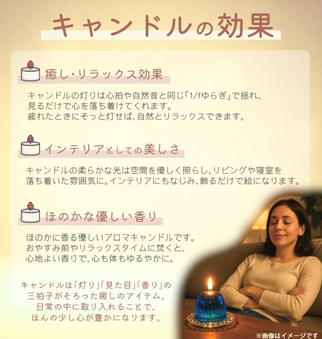 キャンドル ギフト 還暦祝い プレゼント 使用イメージ7