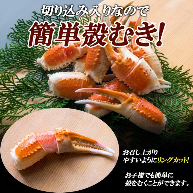 ズワイガニ ボイルズワイガニ カニ爪 1kg 4L (21-25個) 送料無料 カニ爪ポーション ずわいがに爪 ズワイガニ爪 爪肉 蟹爪 カニ爪 お歳暮 年末年始 ギフト いいBUYストア