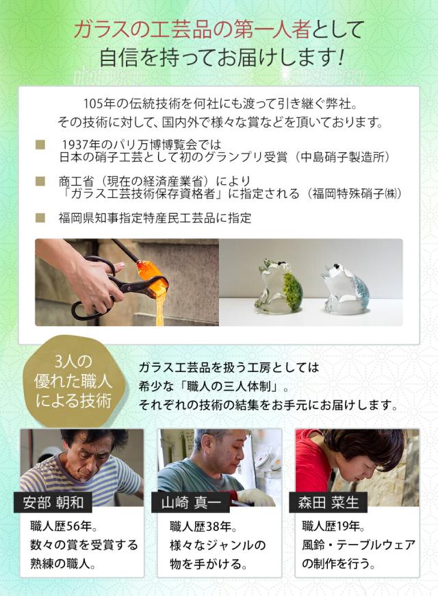 博多びーどろ粋工房楽天市場店　ガラスの福蛙