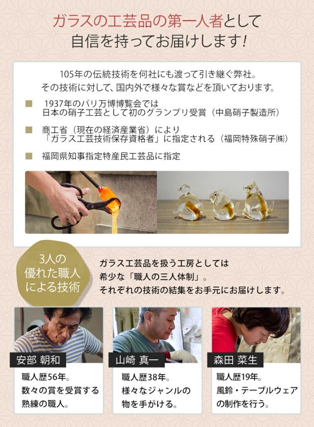 博多びーどろ粋工房楽天市場店 ミニ干支