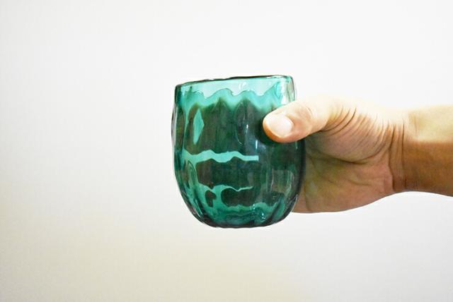 博多びーどろ粋工房楽天市場店 大島翡翠 タンブラー 森田 菜生作
