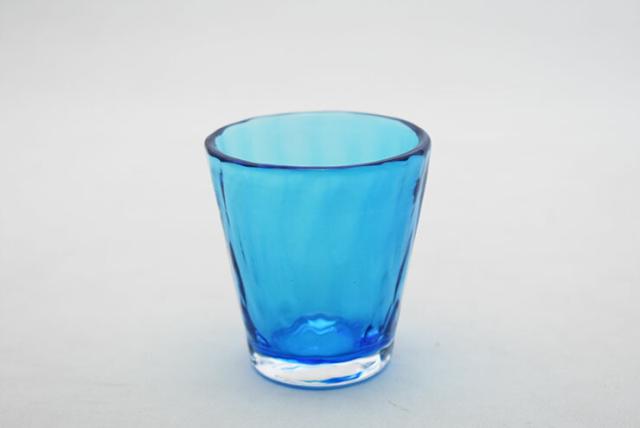 博多びーどろ粋工房楽天市場店 金の岬天色 酒杯 森田 菜生作
