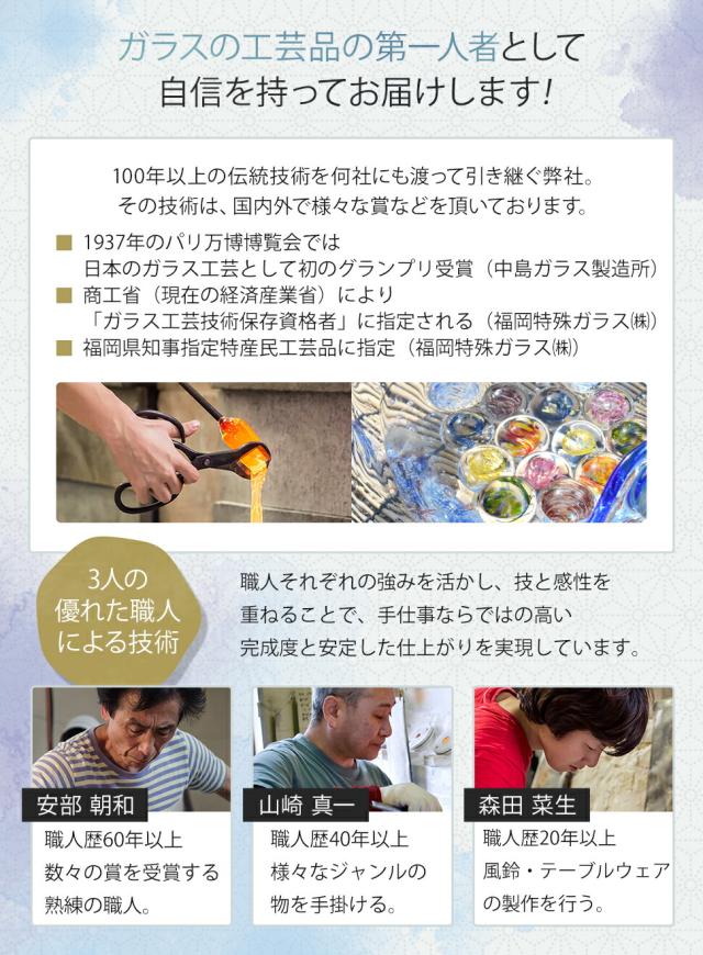 博多びーどろ粋工房楽天市場店 びーどろ玉 窓辺 光 反射 インテリア 透明ガラス