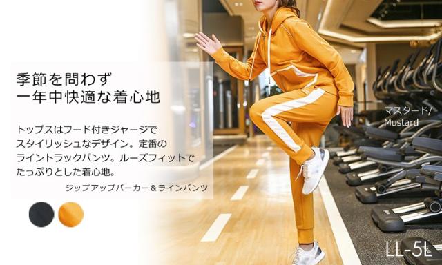 早者勝ち 大きいサイズ レディース ジャージ上下セット パーカー パンツ Cotton100 セットアップ トップス ボトムス ウエストゴム チャンピオン Carlavista Com