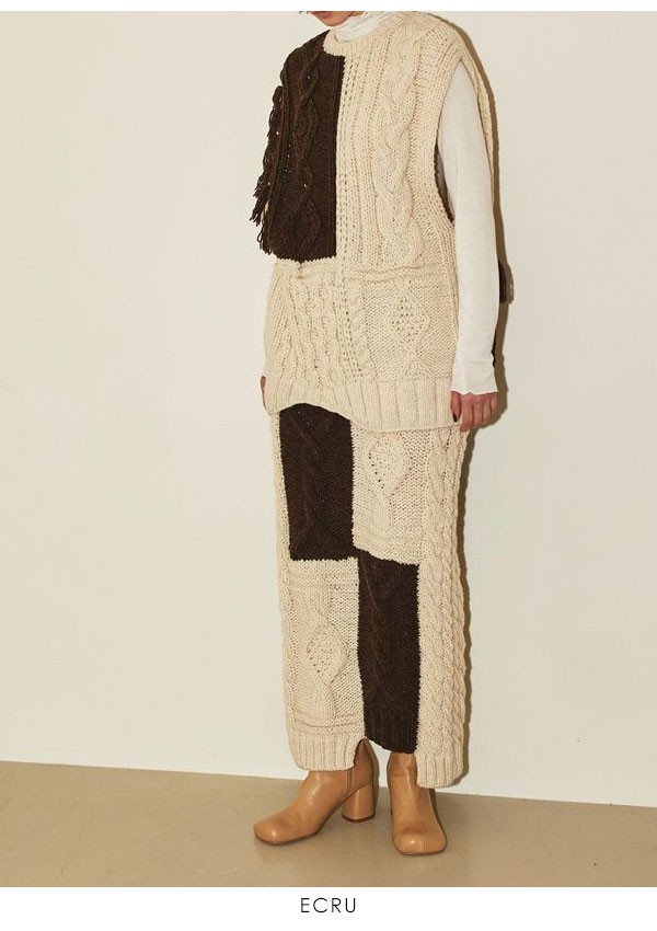 SALE50%OFF】 TODAYFUL 2023prefall トゥデイフル Patchwork Knit ...