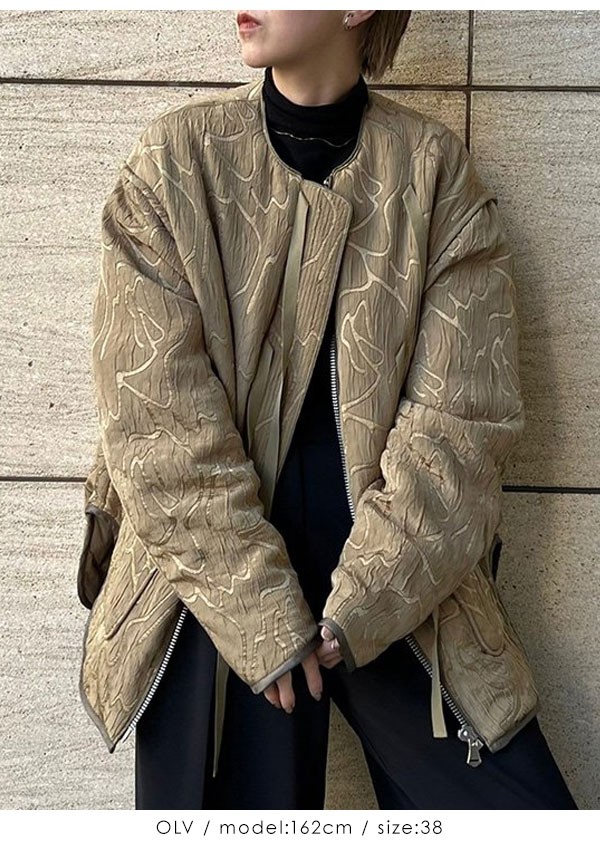 即納》 TODAYFUL トゥデイフル 2023winter Jacquard Piping Blouson