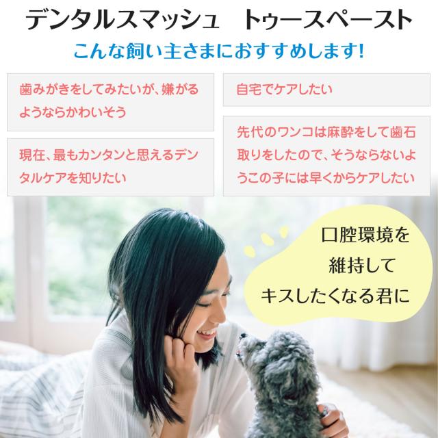 デンタルスマッシュ　トゥースペースト こんな飼い主様におすすめします