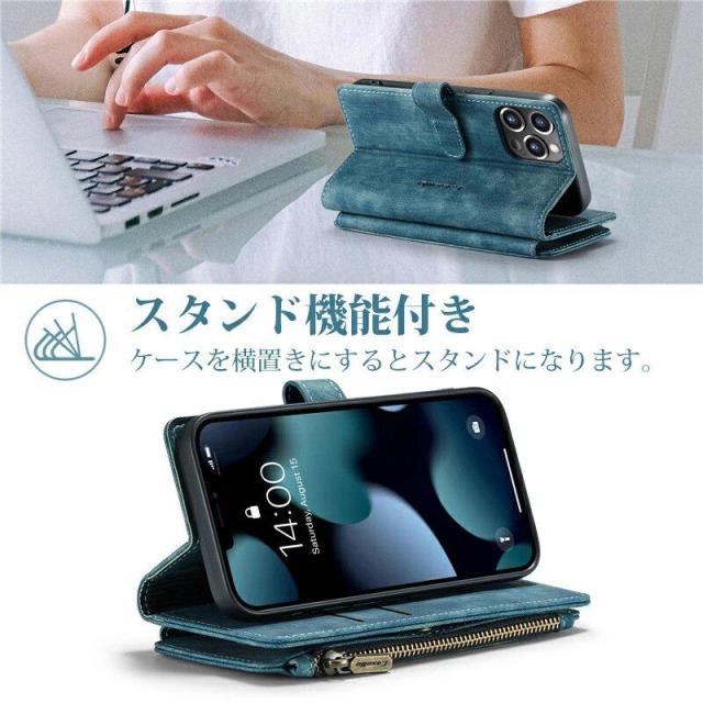 iPhone14 ケース 手帳型 財布 iPhone 13 Pro 13 miniケース (10).jpg