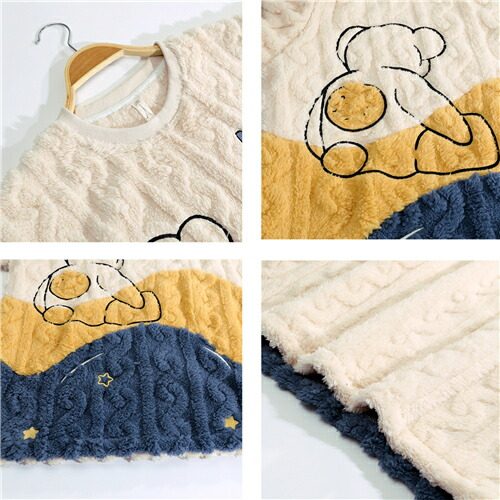 ペア パジャマ 冬 もこもこ.jpg