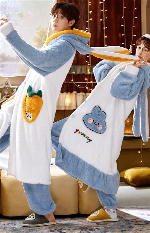 ペア パジャマ 冬 もこもこ レディース (2).jpg