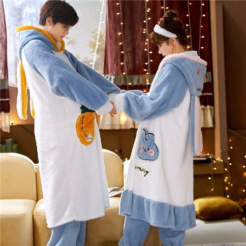 ペア パジャマ 冬 もこもこ 可愛い.jpg