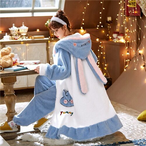 ペア パジャマ 冬 もこもこ プレゼント.jpg