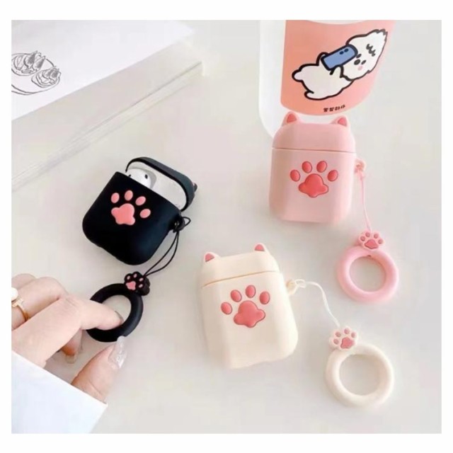 送料無料】airpods proケース 肉球柄 airpods 第三世代ケース 猫