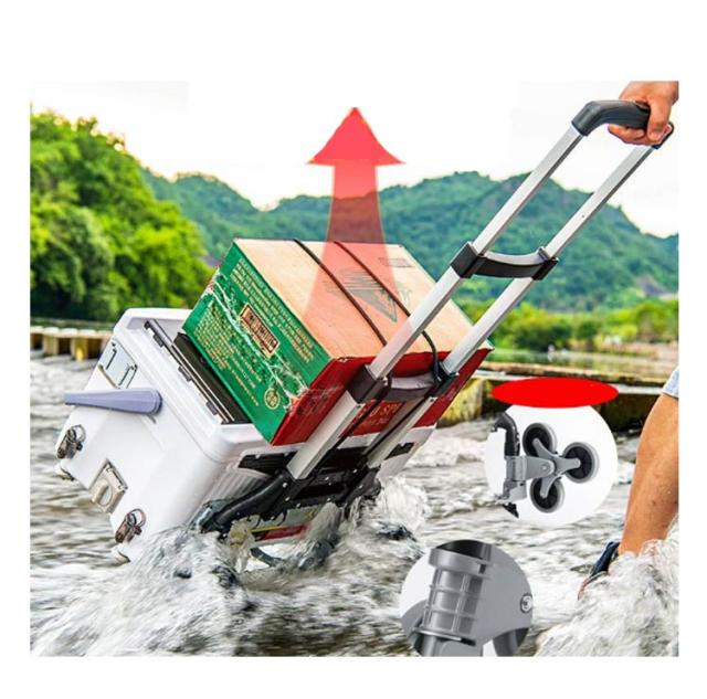 キャリーカート 折りたたみ ハンドトラック 3輪 ツールカート 段差解消