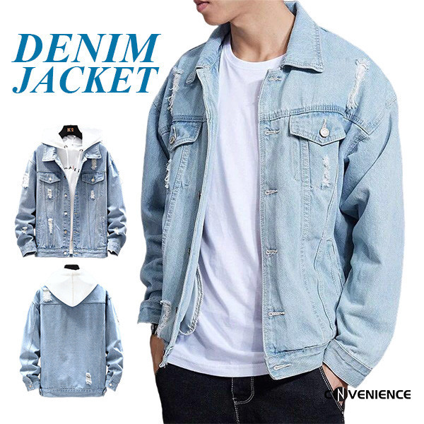 ダメージジージャン Gジャン デニム ジャケット  MINK ダメージジージャン Gジャン デニム ジャケット MINK ダメージ