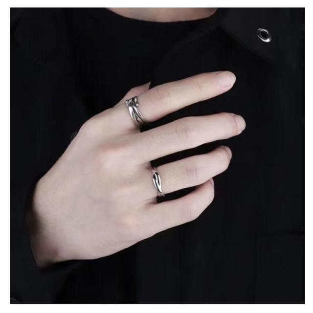 2個セット リング メンズ 指輪 メンズ レディース シルバー925