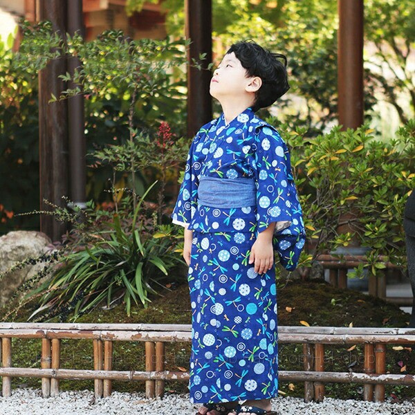 子供浴衣 浴衣セット キッズ浴衣 帯 男の子 和装 和服 子供 キッズ