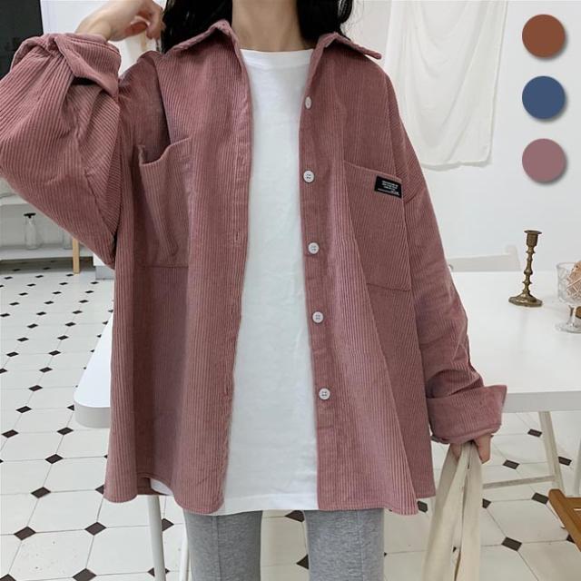 レディース ジャケット コーデュロイシャツ シャツジャケット