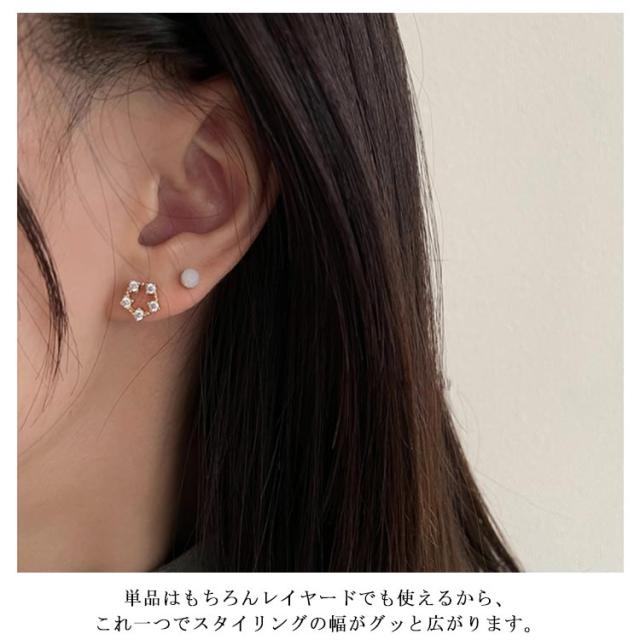 ⭕️早い者勝ち⭕️シルバーピアス フレアデザイン サイズ別2個セット セット 送料無料 レディース シンプル ピアス ピアス 金属