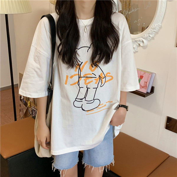 レディースTシャツ長袖タイダイ柄ゆるい秋韓国ファッショントップスBF風原宿系ダンスヒップホップカジュアル Tシャツ レディース タイダイ柄 半袖 夏 ゆるい トップス 韓国