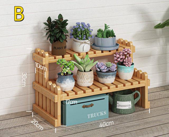 竹　花台　二段　生花 Amazon | Zehaiwl フラワースタンド ガーデンラック 天然竹製 2段 幅