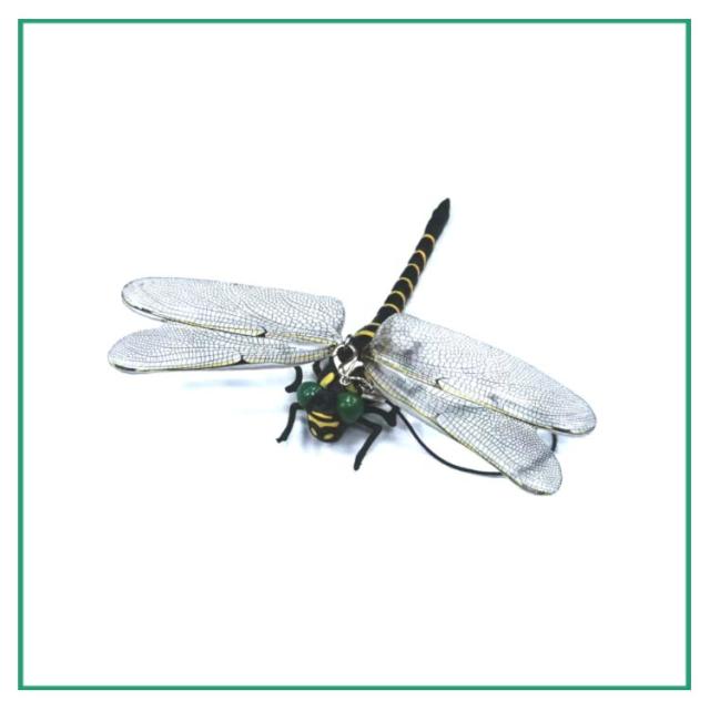 オニヤンマ トンボ おにやんま 蜻蛉 とんぼフィギュア 12cm 本物とほぼ