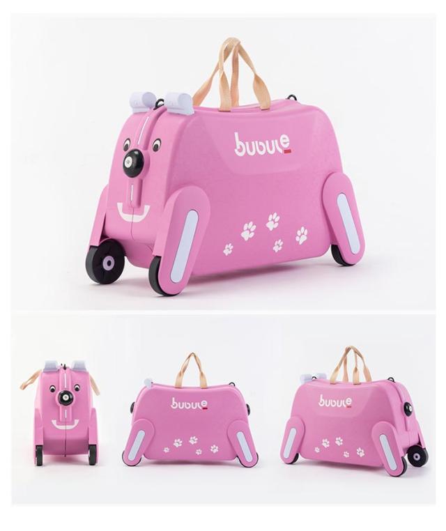 【美品⭐︎タイヤ未使用】子どもが乗れるキャリーケース　ピンク 楽天市場】子供用 キャリーケース（カラーピンク）（キッズ