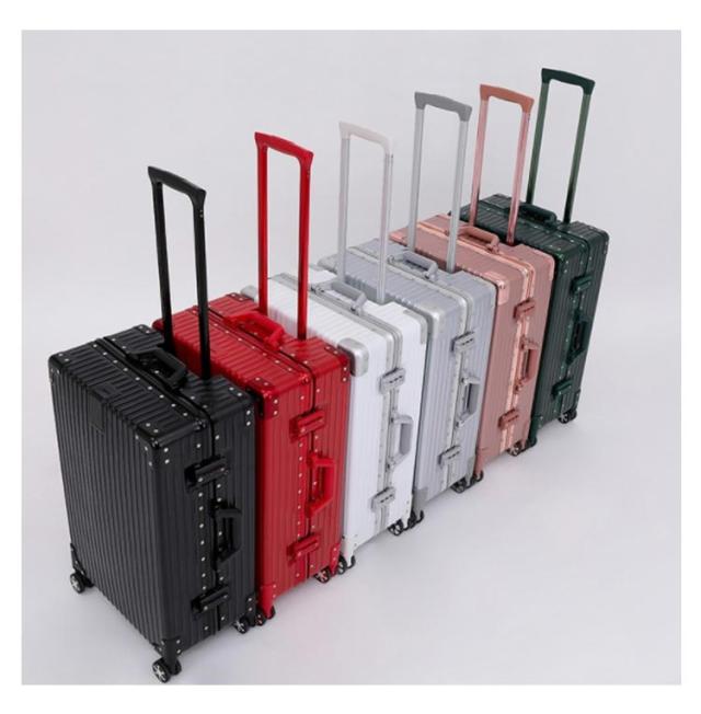 TSAロック キャリーケース 大型 レトロ スーツケース 四角 静音 傷が目