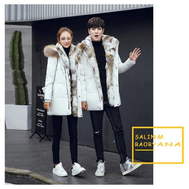 メンズ 極暖 フード付き ファー襟 裏ボア レディース ダウンジャケット