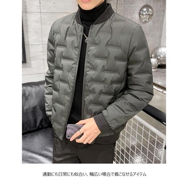 ダウンジャケット メンズ ジャンパー 厚手 冬 キルティングジャケット